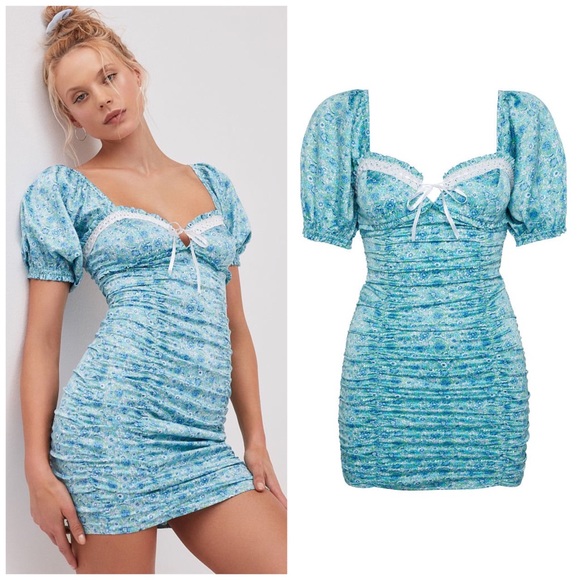 For Love & Lemons Alana Floral Dress, XS - Picture 1 of 11